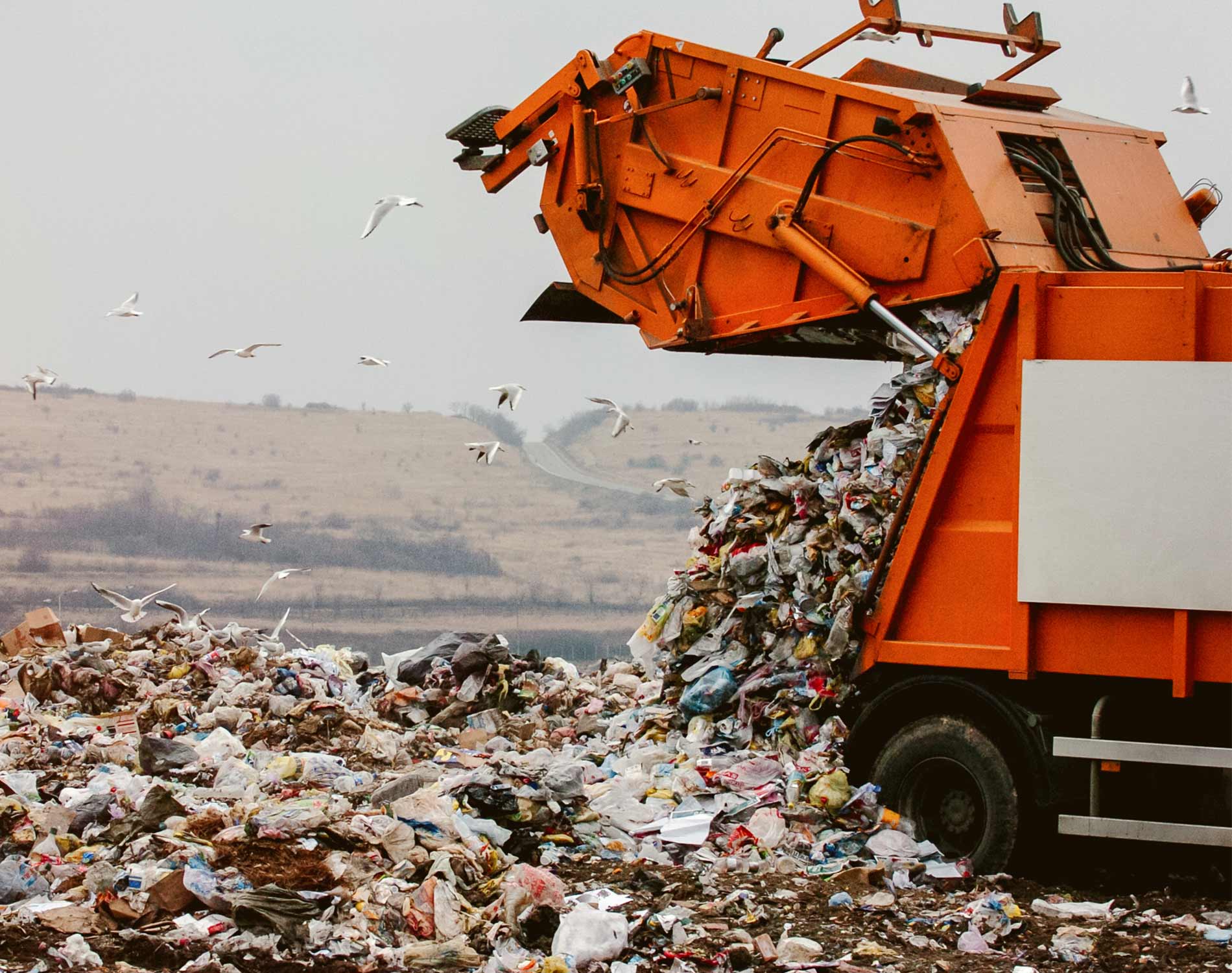 Waste landfill