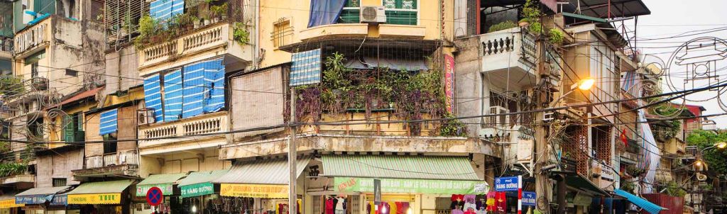 Building in Hanoi, Vietnam