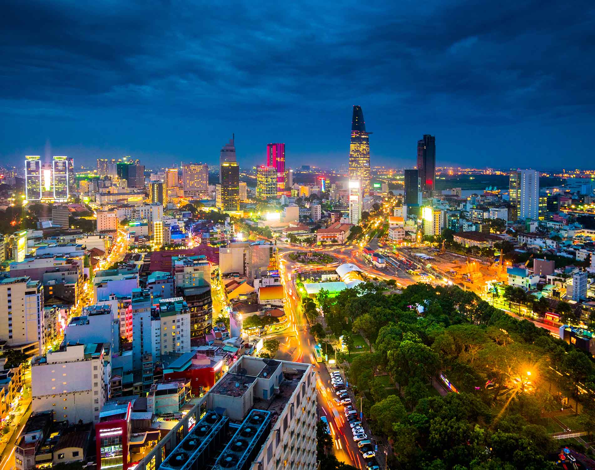 View of Ho Chi Minh City
