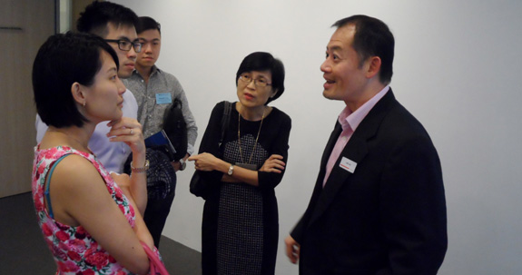 Corporate partner Lim I-An and the Executive Director of SVCA Doris Yee engaged in a conversation with the attendees.