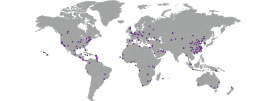 Global Presence Map